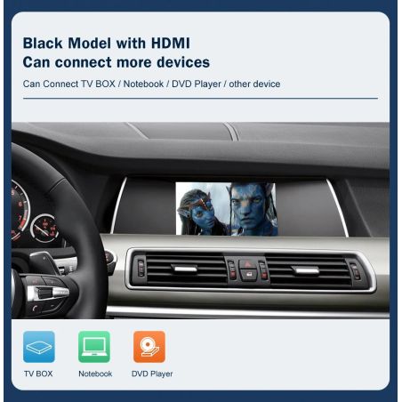 Draadloze Carplay voor BMW Serie 5 7 & GT 2009-2020 met Android spiegel Airplay Carplay functie