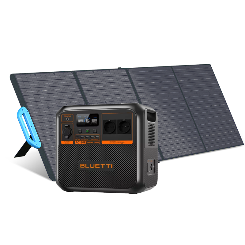 BLUETTI AC180P + BLUETTI PV200 voordeel bundel